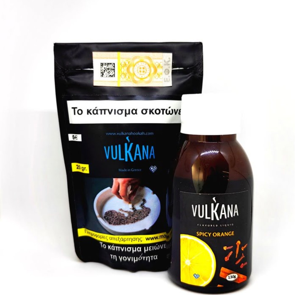 Καπνός Ναργιλέ Vulkana Dark Leaf 150gr