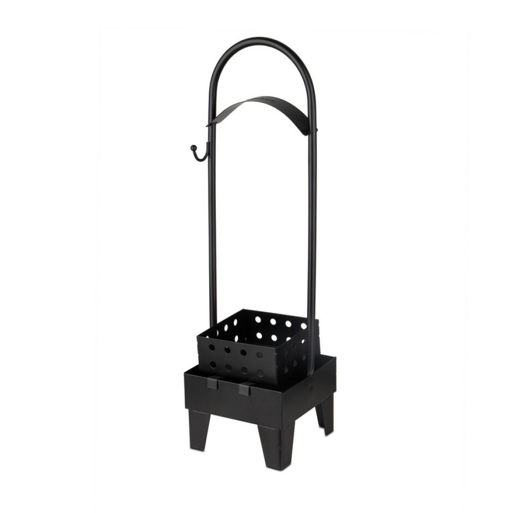 Smokah Coal Holder Fireplace Black