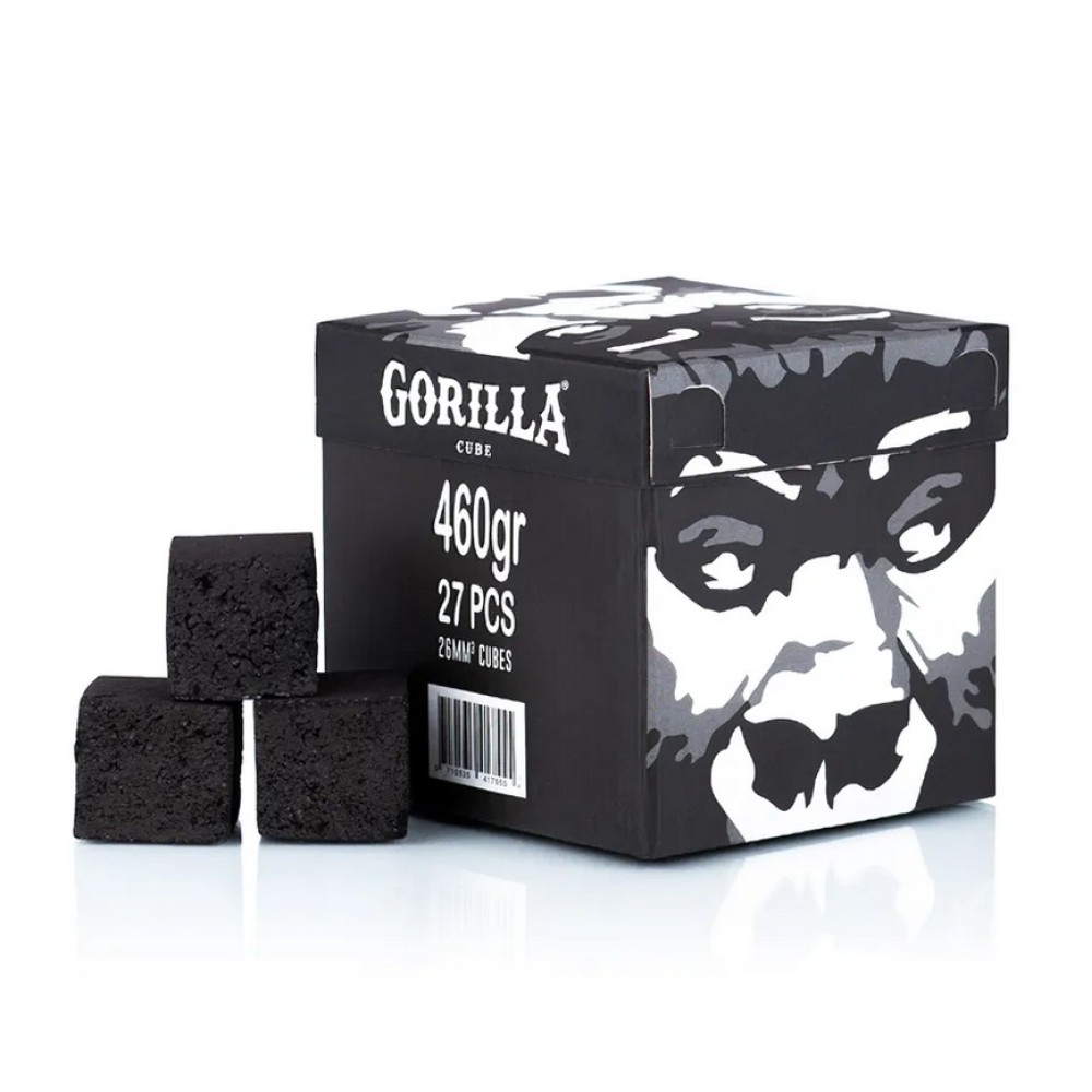 Κάρβουνα Ναργιλέ Gorilla Cube 26mm 460gr