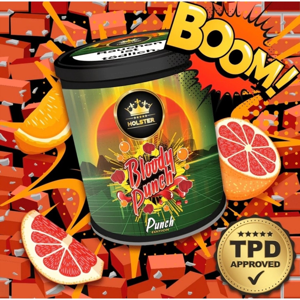 Καπνός Ναργιλε Holster Bloody Punch 200gr